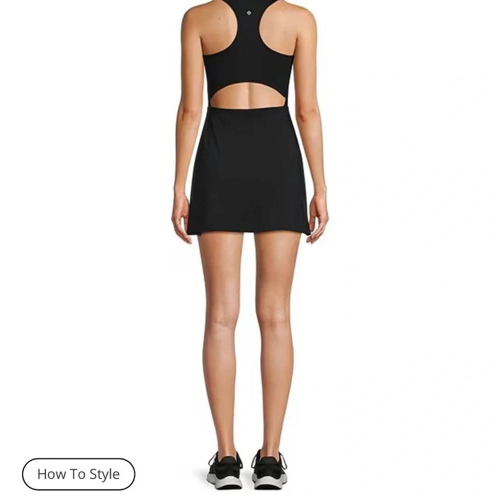 ANTONIO MELANI active tennis courtside built in shorts mini dress - Picture 2 of 9